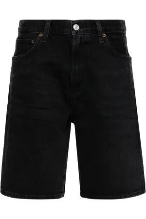AGOLDE Short en jean à taille haute