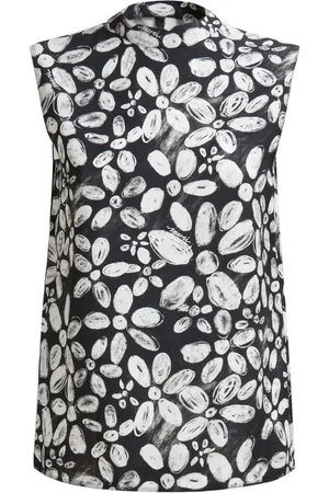 Marni Haut sans manches à fleurs
