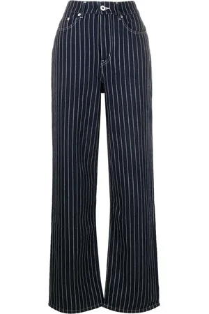 Kenzo Pantalon droit à rayures