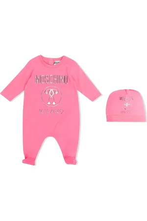 Moschino Ensemble body-bonnet à logo métallisé