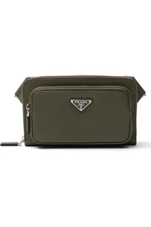 Prada Sac banane en cuir