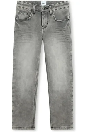 HUGO BOSS Jean droit à logo embossé