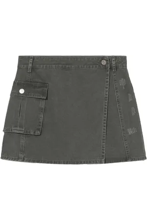 B+AB Short en maille à effets usés