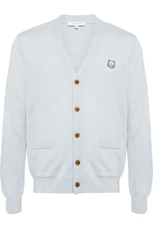 Maison Kitsuné Cardigan à appliqué Fox Head en laine