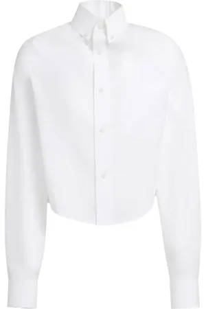 Marni Chemise en coton à coupe crop