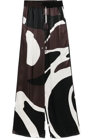 Kiton Pantalon à imprimé abstrait
