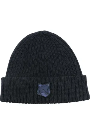 Maison Kitsuné Bonnet nervuré Bold Fox Head