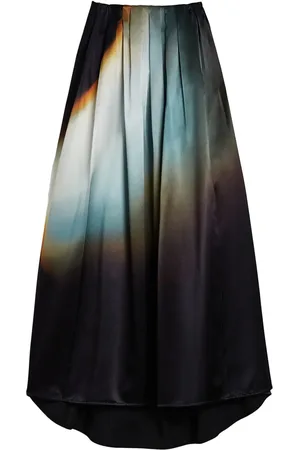 Jil Sander Robe mi-longue à design plissé