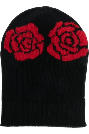 Barrie Bonnet en crochet à roses brodées