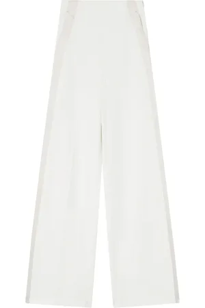 Pinko Pantalon ample à bandes contrastantes