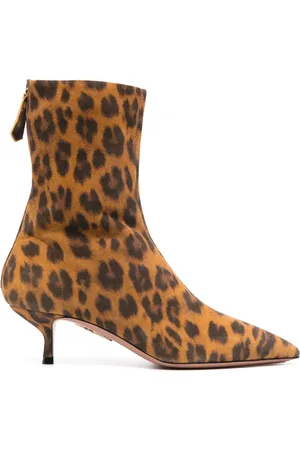 Aquazzura Bottines Montmartre 55 mm en cuir