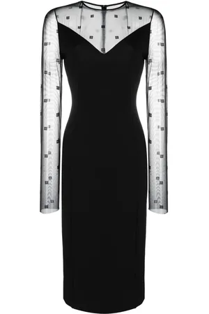 Givenchy Robe courte à logo en jacquard