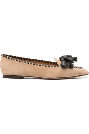Ralph Lauren Ballerines en cuir à pompons