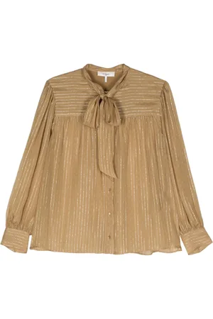 Chloé Blouse en soie métallisée