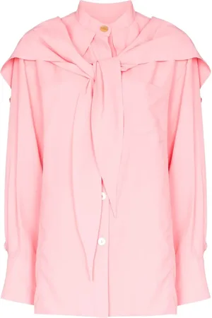 REJINA PYO Chemise à détail de foulard