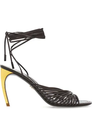 Salvatore Ferragamo Sandales à talon incurvé