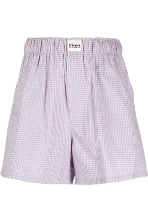 Natasha Zinko Short à carreaux vichy