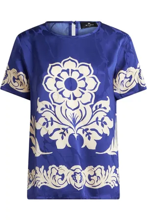 Etro Blouse à fleurs imprimées