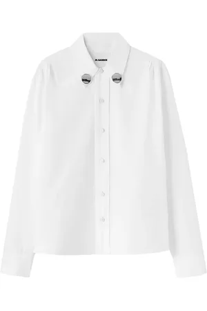 Jil Sander T-shirt en coton à détails de clous