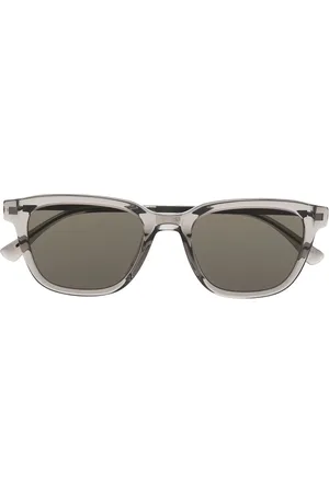 MYKITA Lunettes de soleil carrées à monture transparente