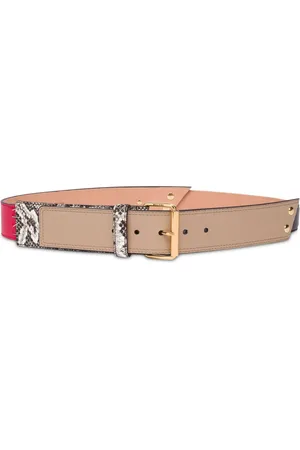Moschino Ceinture à design patchwork