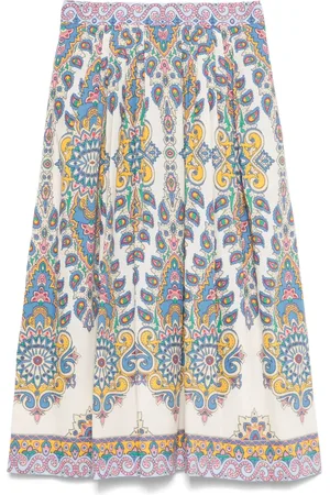 Etro Jupe à motif cachemire