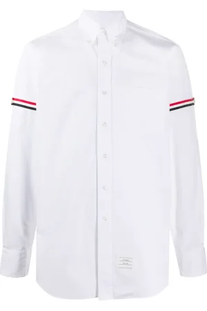 Thom Browne Chemise RWB à détail rayé