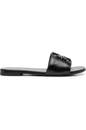 Tory Burch Sandales à patch logo
