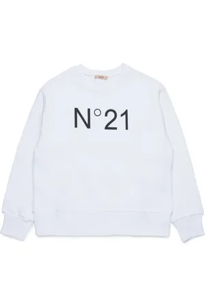 Nº21 Sweat en coton à logo imprimé