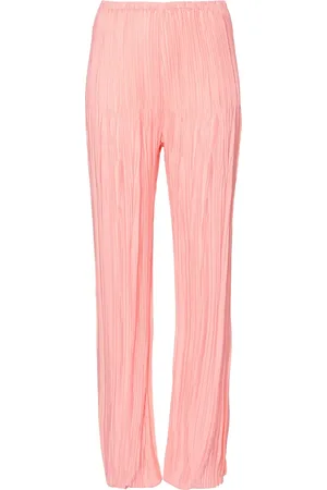 FORTE FORTE Pantalon droit à design plissé