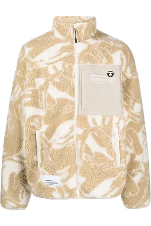 A Bathing Ape Veste en polaire à imprimé camouflage