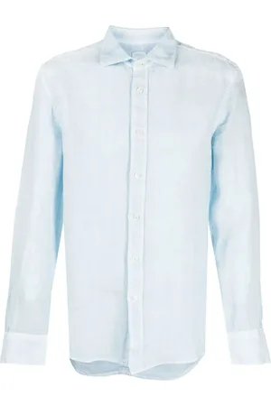 120% Lino Chemise à boutonnière