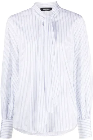 Fabiana Filippi Chemise rayée à col lavallière