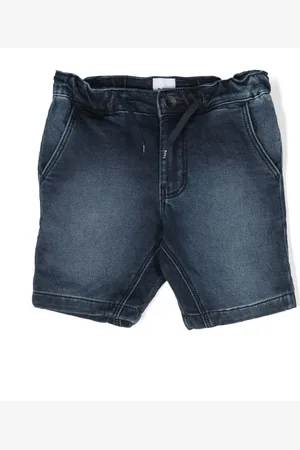 HUGO BOSS Short en jean à lien de resserrage