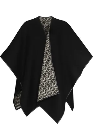 Salvatore Ferragamo Cape Gancini en laine