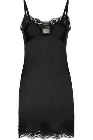 Dolce & Gabbana Robe courte à détails en dentelle