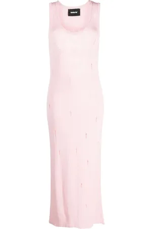 BARROW Robe longue en maille à effet usé
