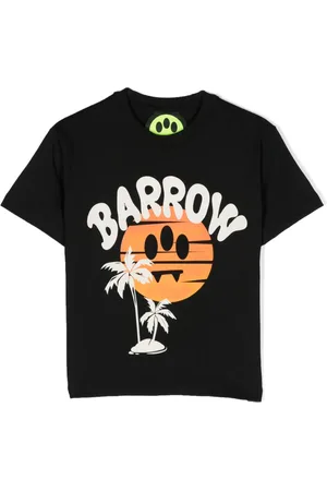 BARROW T-shirt en coton à imprimé graphique