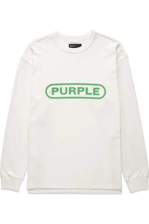 Purple Brand Sweat en coton à logo imprimé