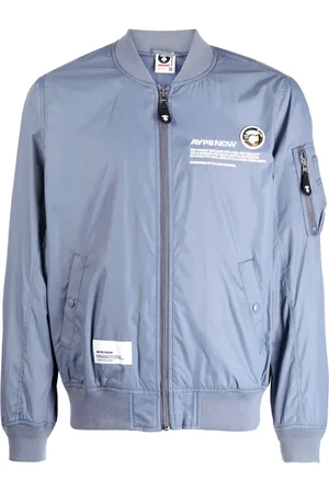 A Bathing Ape Veste bomber zippée à logo imprimé
