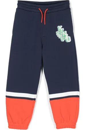 Kenzo Pantalon de jogging à patch logo