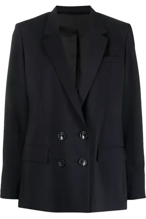 Isabel Marant Blazer Manelle en laine vierge à boutonnière croisée