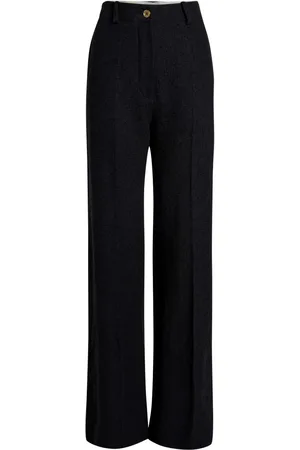 Patou Pantalon en tweed Iconic à coupe longue