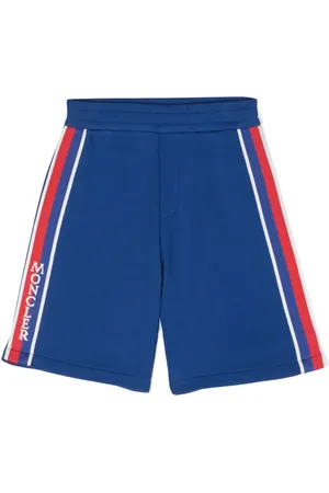 Moncler Short en coton à détails rayés