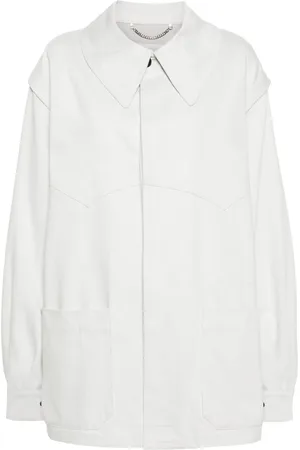 Maison Margiela Veste en jean à col oversize