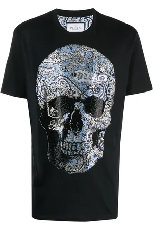 Philipp Plein T-shirt à motif tête de mort