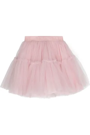MONNALISA Jupe en tulle à taille logo