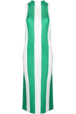 SUNNEI Robe mi-longue imprimé horizontal