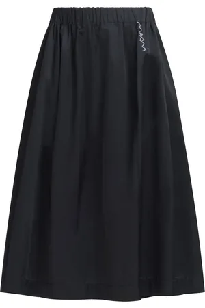 Marni Jupe mi-longue à logo brodé
