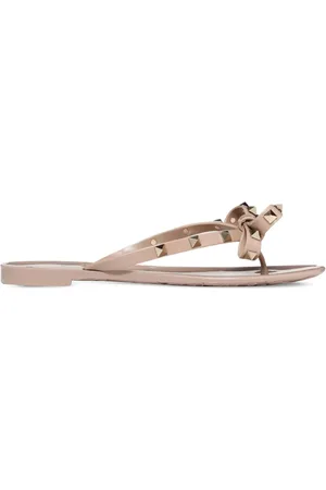 VALENTINO GARAVANI Tongs Rockstud à détail de nœud